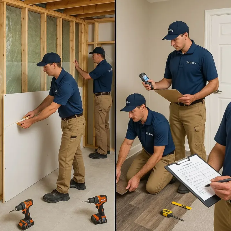 Repairs and Reconstruction process in Ohioville, PA